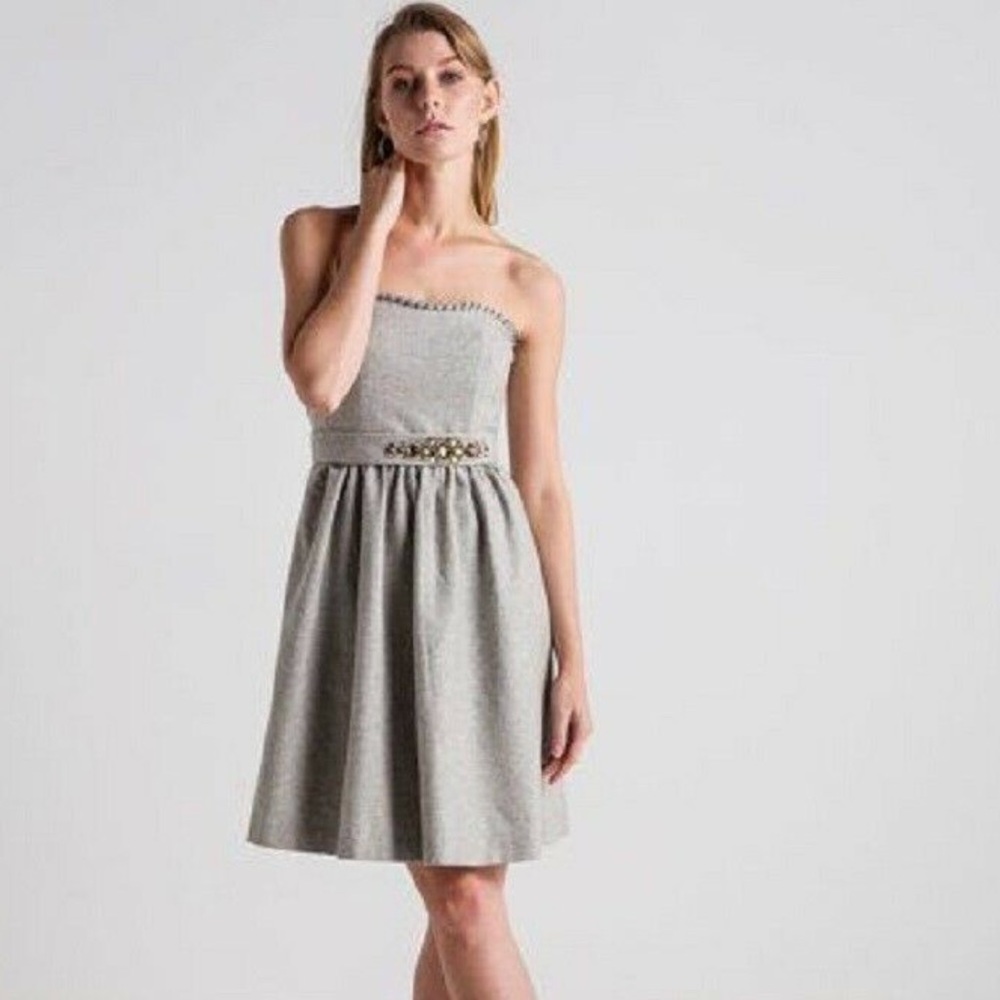 Banana Republic strapless wool dress - 10
